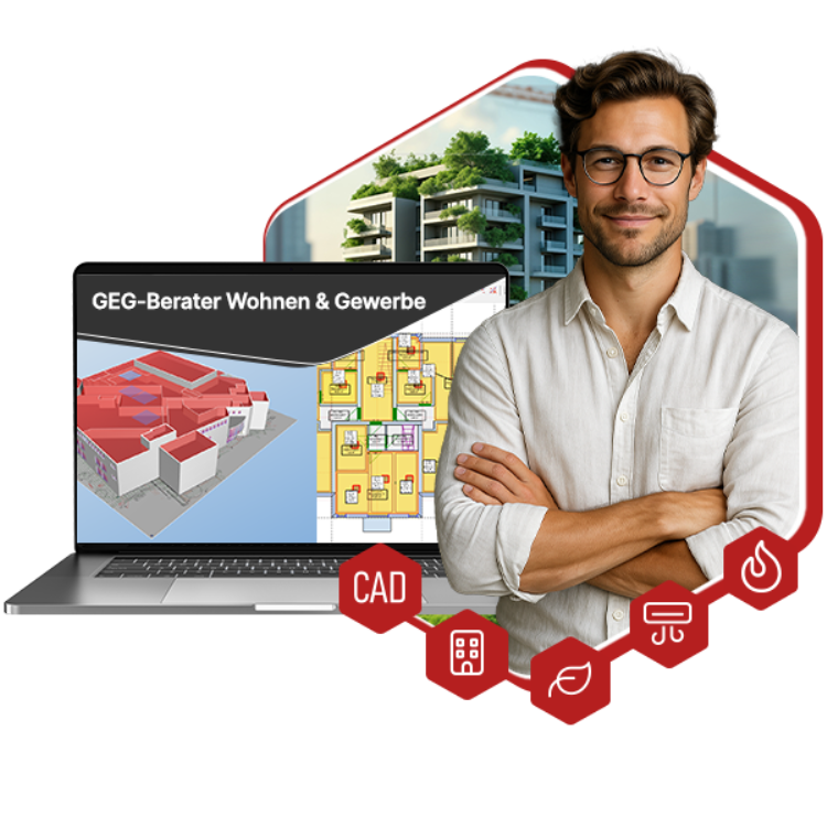 Nutzungsvertrag GEG-Berater Wohnen & Gewerbe - 1 User